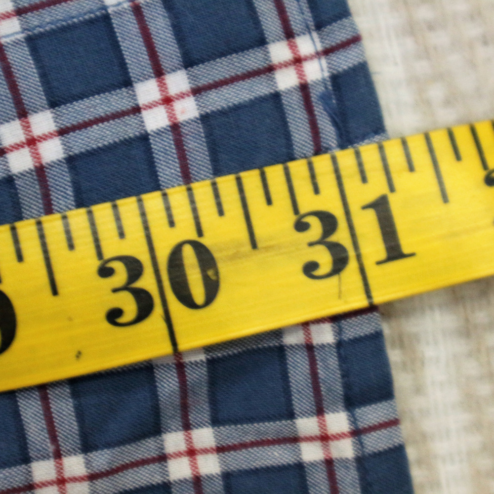 VTG TOMMY HILFIGER Flower Collar Plaid Shirt Sz Medium Men - Picture 8 of 8